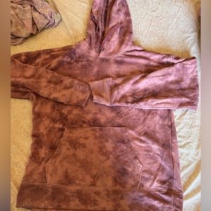 Hoodie pink tie-dye